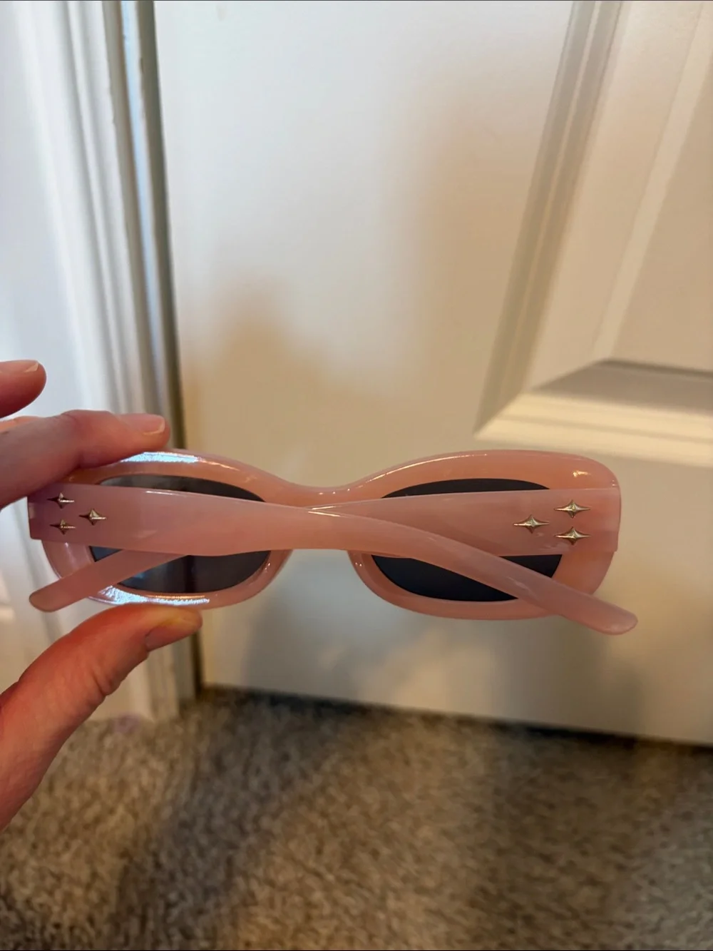 Classic Pink Rectangular Sunglasses - kid accessories